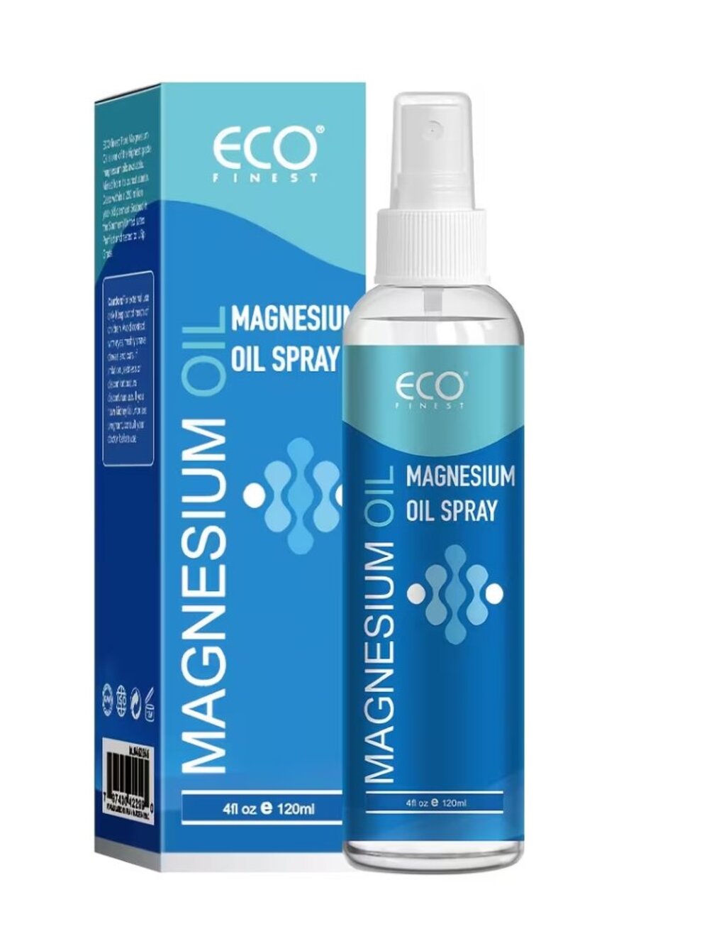 Pure Magnesium Oil Spray Super Concentrated Topical Magnesium Oil Spray 4Fl Oz